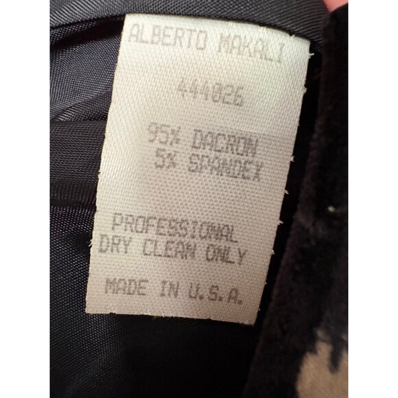 Vintage Alberto Makali Animal Leopard Cheetah Print Blazer, Women's Size 10 - Picture 6 of 9